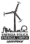 Logo de Energia Eólica de Greenpeace.