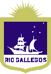Escudo de la Ciudad de Río Gallegos.