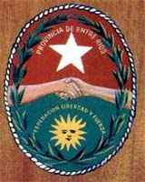 Escudo de la Provincia de Entre Ríos.