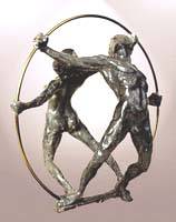 La artista correntina Gloria Achucarro obtuvo el bronce por su escultura Tiempo y Ser (Time and Exist), seleccionada entre los mejores trabajos del mundo que se postularon para el concurso olímpico de esculturas Pekín 2008.