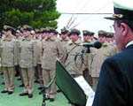 Luego, el prefecto Mele tomó juramento de fidelidad a los nuevos marineros incorporados a la fuerza de seguridad.